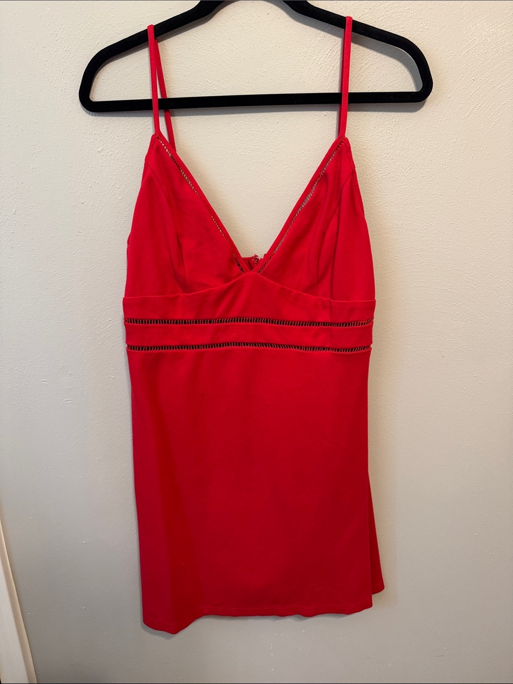 Lulu's Red Spaghetti Strap Mini Dress